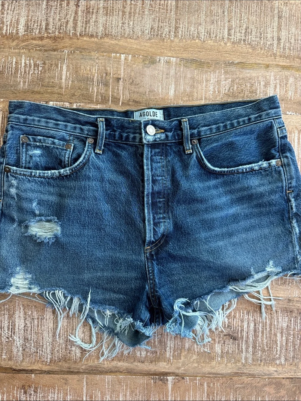 Agolde Blue denim Shorts Size 30